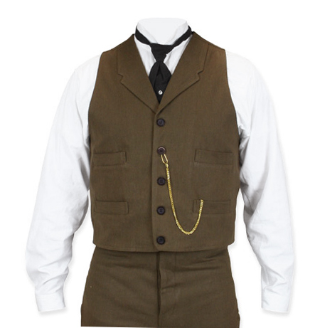 Mens Old West Vests